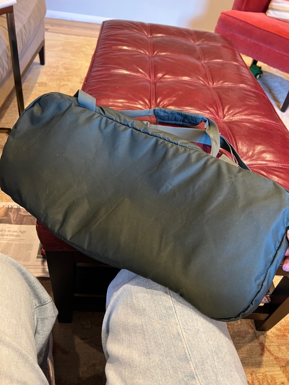 Under Armour Teal Duffel Bag with Light Blue Logo - Picture 9 of 13